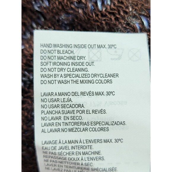 Diktons Barcelona 8/10 Open Linen Blend Lightweight Cardigan Sweater Knit EUC - Picture 10 of 10